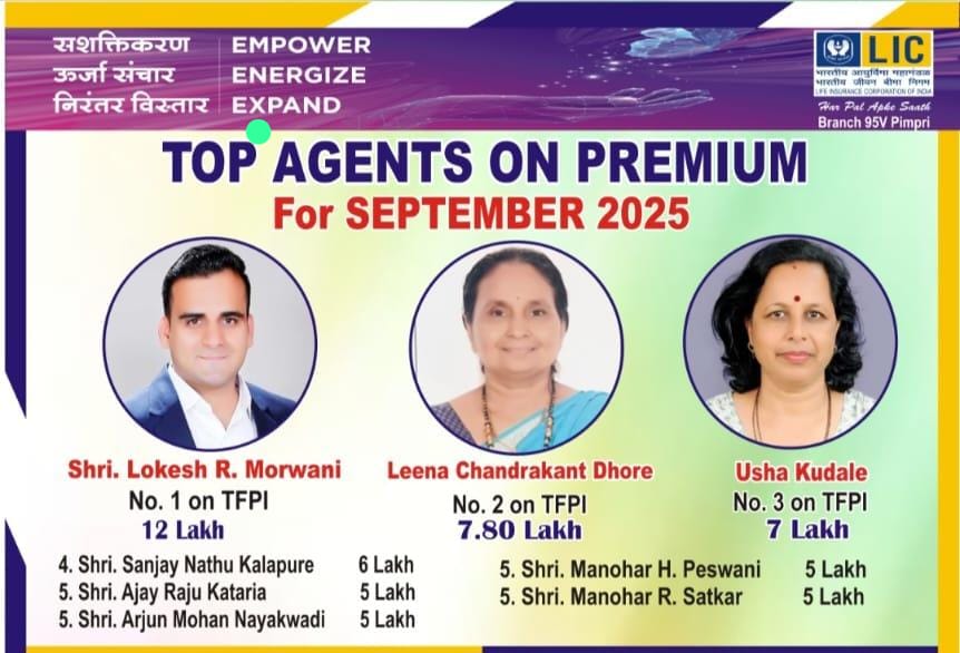 Top Agents on Premium for September 2025